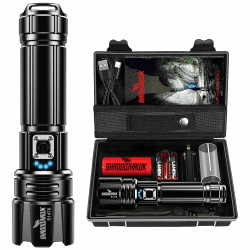 Shadowhawk Taschenlampe Led 500000 Lumen - Super Hell & Wasserdicht