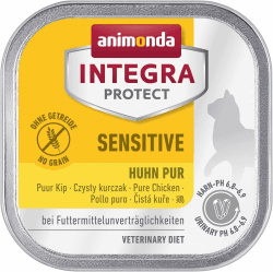 🐱🌾 animonda INTEGRA PROTECT Sensitive Huhn Pur (16 x 100 g) - Katzen Diätfutter bei Futtermittelallergie