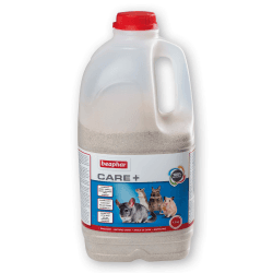 🐹🛁 Beaphar - Care+ Badesand Für Chinchilla, Gerbils, Degus, Hamster - 100% Natürliche Und Optimale Fellpflege - 1,3 Kg