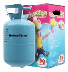 🎈 HeliumStar Helium Einwegflasche - 200 Liter - bis zu 30 Ballons 🎈