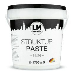 LM Strukturpaste fein 1,7 kg | Texture Paste für Acrylmalerei & Leinwand