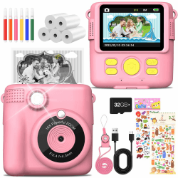 📸🎁 MILFECH Kinderkamera Sofortbildkamera - Ideales Geschenk für Kinder 🎉🌈