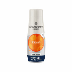 🍊 Sodastream Sirup Orange ohne Zucker, 1x Flasche ergibt 9 Liter Fertiggetränk, 440 ml (1er Pack) 🥤