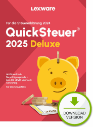 🚀📊 QuickSteuer Deluxe 2025 - Steuererklärungs-Software für 2024 🖥️💼