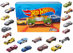 🔥 Hot Wheels Autos Set, 20er Pack, Realistische Details, Maßstab 1:64 🔥