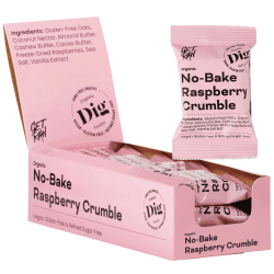 🍇🌰 Dig Bio-Riegel Himbeer-Mandel – Fruchtig & Nussig, Vegan & Glutenfrei, Ohne Zuckerzusatz, 12 x 42g 🌿