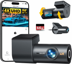 CIEVIE 4K+1080P Dashcam Auto Vorne Hinten mit 64GB SD Karte 🚗📹