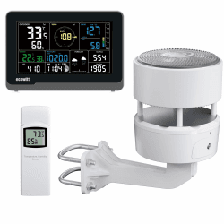 Angebot: ECOWITT Funk-Wetterstation WS3912 + Garten-Wetter-Sensor WS85 🌦️