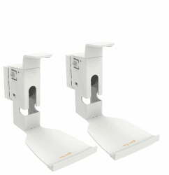 🔊🔧 HS15WL Lautsprecher-Wandhalterung Neigbar+Schwenkbar Weiß 1 Paar - Angebot!