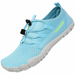 🏖️ SAGUARO Badeschuhe Aquaschuhe in Wasser Himmelblau 40 EU 🌊