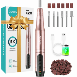 🌟 Angebot: COSLUS Kabellos Tragbar Nagelfräser, 11 in 1 Profi Maniküre und Pediküreset 🌟