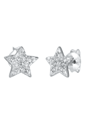 🌟 Elli Damen Ohrringe Sterne Astro mit Kristalle Silber - Angebot