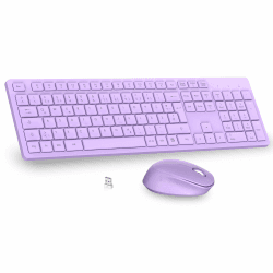 🔥 Angebot! LeadsaiL K786 Tastatur Maus Set Kabellose | QWERTZ Deutsches Layout | Plug & Play