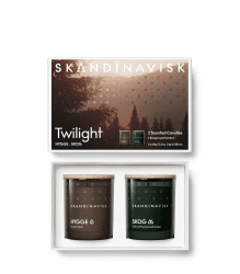 Skandinavisk Twilight Geschenkset mit 2 Mini-Duftkerzen 🌲🕯️