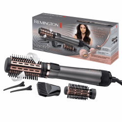 🌟 Super Angebot! Remington Warmluftbürste rotierend [automatisch] Keratin Protect AS8811 Grau