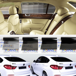Solar Screen 9€/m² Profi Auto Tönungsfolie Tief Schwarz 95% Scheibenfolie 76cm Breite Black Plus 95c Scheibentönungs-Folie Ink ABG 🚗🌞