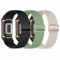 Wizvv 3 Stück Elastische Armband für Fitbit Charge 5/Charge 6 ⭐️