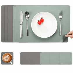🌟 Myir JUN Tischsets Abwaschbar und Untersetzer - Set von 6 🍽️