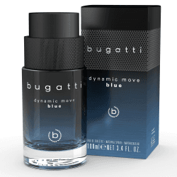 Bugatti Parfüm 100ml I Zitrisch-aromatisches Eau de Toilette I Herren-Duft mit belebender Kombination aus Lavendel, Zitrone & Moschus I Dynamic I Move I Blue I maritim, frisch & sinnlich-warm 🌊🍋
