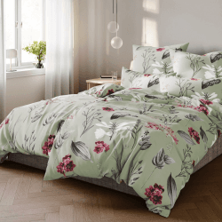 Angebot: Pure Label Blumen Bettwäsche 4teilig 135x200 cm 🌺🍃