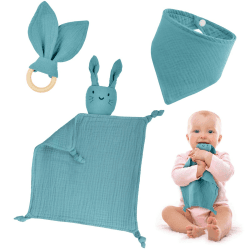 Vicloon Schmusetuch & Lätzchen Baby Set 🐰👶