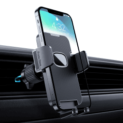🚗 CINDRO Handyhalterung Auto | Upgrade Militär-Klasse Hakenclip | 360° Drehbar | Kfz-Handyhalterung für iPhone Android Schwarz