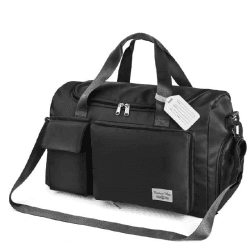 🎒 Flintronic 35L Faltbare Reisetasche Gepäcktasche - Schwarz #1