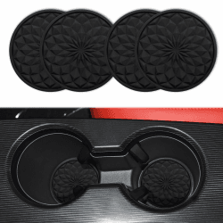 🚗 Deemars 4PCS Sie Will Untersetzer 🎁 Wir Brauchen Einleger Aus Silikon