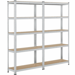 🌟 Super Deal! Yaheetech 2er Set Lagerregal 180x90x30cm 🏋️‍♂️
