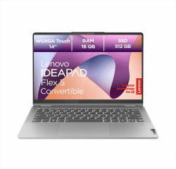 Lenovo IdeaPad Flex Convertible 5 Laptop | 14" WUXGA Display | AMD Ryzen 7 7730U | 16GB RAM | 512GB SSD | AMD Radeon Grafik | Windows 11 Home | QWERTZ | grau | 3 Monate Premium Care AMD Ryzen 7 7730U 16 GB grau Angebot 🌟