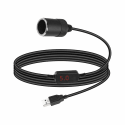 RIIEYOCA USB A Stecker zu Zigarettenanzünder Buchse Konverter Kabel 🚗🔌