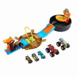 🔥 Hot Wheels Monster Trucks Stunt Reifen Spielset 🚗💥