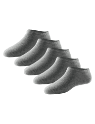 🧦 Schiesser Damen Socken (5er Pack) 39-42 silbergrau-mel. 179825 Angebot!