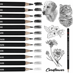 🌟 Tolles Angebot! GOLDGE 24 Stück Bleistifte Set Skizzienstifte 🎨🖍️