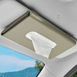 🚗 deemars Auto Tissue-Halter | PU-Leder Rücksitz Tissue Box Holder
