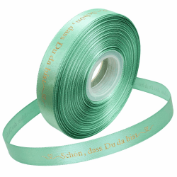 🎁 TOPWAYS Satinband Geschenkband, 36Meter 'Schön, dass Du da bist' Geschenkband 🌟
