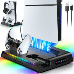 🎮🔥 FASTSNAIL Ständer mit Lüfter für PS5 Slim Konsole
