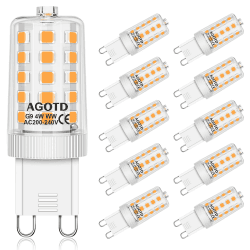 🌟 Super Deal! 10er Pack AGOTD 4W G9 LED Lampe 2700k warmweiß