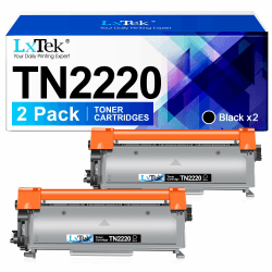 🖨️ LxTek Toner TN2220 TN 2220 Kompatibel für Brother - 2Stück (1er Pack) 🖨️