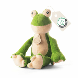 🐸 Süß seit 1999: Biologisches Frosch Kuscheltier für Babys - 26 x 10 cm