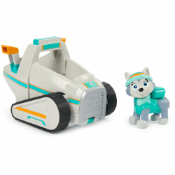 PAW PATROL Schneemobil mit Everest-Figur Spielzeug für Kinder ab 3 Jahren