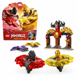 🐉 LEGO NINJAGO Drachen-Spinjitzu Battle Pack: 2 Minifiguren - Ninja Spielzeug