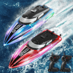 YOOHBERRYS Ferngesteuertes Boot 2 Stück mit LED-Lichtern 🚤🌊☀️⚓️🌴