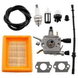 🔥🔧 MCHNIC Vergaser mit Luftfilter Kraftstoffschlauch Benzinfilter Zündkerze für Stihl FS120 FS200 FS250 FS300 FS350 🌿✂️