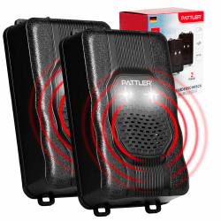🚗🔊 PATTLER® Marderschreck Auto mit Blitzlicht - Effektiver Marderschutz - 2 Stück 2er-Packung 🚗🔊