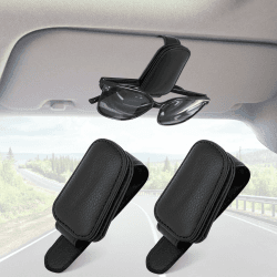 🕶️ LDERFIV 2 Stück Brillenhalter für Auto, Magnetischer Sonnenbrillenhalter Auto