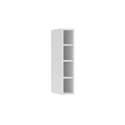 🌟🪞 Vicco Hängeschrank Fame-Line, offener Küchenschrank, Weiß/Weiß, 15 cm Weiß Regalhängeschrank 15 cm 🪞🌟