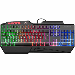 🎮 Rii Gaming Tastatur: Buntes Regenbogen-Design für PC/Laptop/PS4/Xbox One