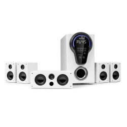 🔊 auna Areal 525 5.1 Soundsystem Weiß - Heimkinoerlebnis pur! 🎬🎮🎶