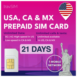 travSIM T-Mobile Prepaid SIM-Karte 📱🌎🔝